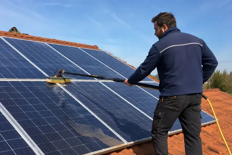 Nettoyage et entretien de panneaux solaires à Montfaucon